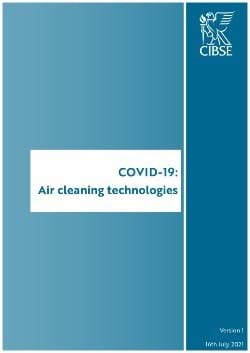 COVID-19:空气净化技术指南